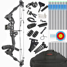 Compound Bow Set 20-70lbs Adjustable 320FPS Arrows Archery Shoot RH LH Hunt X8  for sale  Shipping to South Africa