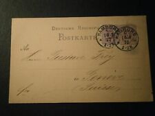 Ganzsache postkarte 1889 gebraucht kaufen  Bremen