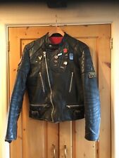 vintage leather motorcycle jacket for sale  YEOVIL