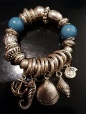 Charm bracelet silver for sale  BIRMINGHAM