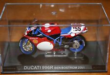 Moto BEN BOSTROM DUCATI 996R 2001 1:24 IXO - Rara comprar usado  Enviando para Brazil