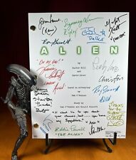Alien script signed for sale  Astoria