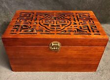 Carved wood box for sale  Renton