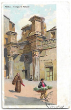 Cartolina roma tempio usato  Trieste