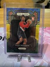 2023-24 Panini Prizm Basketball Rookie Scoot Henderson Blue Yellow Green Choice for sale  Shipping to South Africa