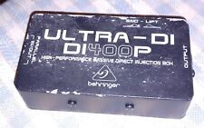Microfone de música Behringer Ultra-di DI400P alto desempenho passivo Di-box  comprar usado  Enviando para Brazil