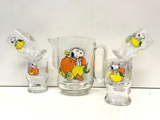 Snoopy glass water for sale  SWINDON