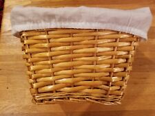 Wicker basket white for sale  Oxford