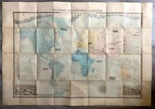 1862 wall map usato  Brescia