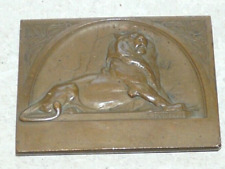 Medaille bronze lion d'occasion  Arronville