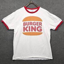 Camiseta Vintage Burger King Adulto Grande Vermelha Campainha Gráfica Logotipo Clássico comprar usado  Enviando para Brazil