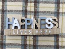 Happiness lives decorative for sale  BANSTEAD