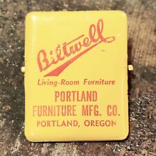 Vtg Biltwell Furniture Store Metal Clip Portland Oregon Advertising Memorabilia  for sale  Shipping to South Africa