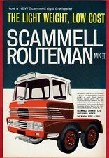 Used, Old Magazine Advert 1962 - Scammell Lorries Ltd of Watford - New Routeman Mk II for sale  BIRMINGHAM