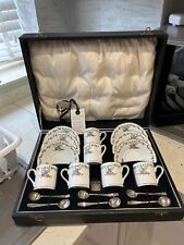 vintage bone china coffee sets for sale  HINDHEAD