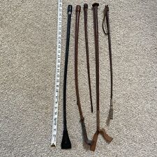 Job Lot 5 Leather Swaine Adeney Brigg Sabson Centre Whips / Crops for sale  Shipping to South Africa