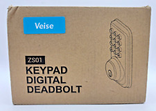 Kit de instalação de trava de porta sem chave preto fosco teclado digital Veise ZS01, usado comprar usado  Enviando para Brazil