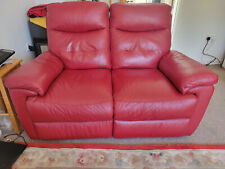 Seater leather recliner for sale  PRESCOT
