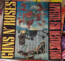 Disco de vinil Guns N' Roses Appetite For Destruction LP álbum Europa 1987, usado comprar usado  Enviando para Brazil