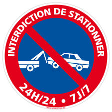 Panneau stationnement interdit d'occasion  France