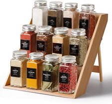 Bamboo spice rack for sale  Shipping to Ireland