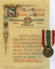 Italien medaille vereinten gebraucht kaufen  Hamburg