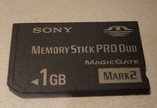 Official OEM Original PSP Memory Stick Pro Duo SD Card MagicGate 1GB 2GB , used for sale  Shipping to South Africa