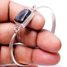 Used, Pure Nuummite 925 Sterling Silver Plated Handmade Jewelry Bangle 15 Gm for sale  Shipping to South Africa