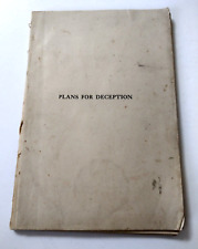 Plans deception peter for sale  Shipping to Ireland