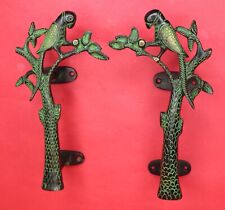 Puxadores de guarda-roupa estilo vitoriano feitos à mão em forma de papagaio em árvore comprar usado  Enviando para Brazil