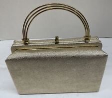 Bolsa de mão vintage feminina glitter ouro bolsa carteira moda festa noite comprar usado  Enviando para Brazil