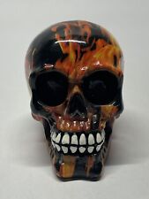 Flame skull ceramic for sale  Bunker Hill