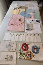 Vintage embroidered linens for sale  Racine