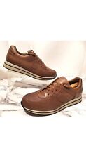 Mephisto Sneakers Mens Size 12 Brown Leather City Hiker Air Jet Stystem Oxford for sale  Shipping to South Africa