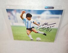 Foto Vintage Diego Armando Maradona Rara Firmada Autografiada 8x10 PSC Certificado de Autenticidad segunda mano  Embacar hacia Argentina