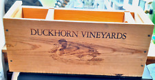Duckhorn Vineyards Napa Valley madera de pino Merlot almacenamiento de vino caja de una botella segunda mano  Embacar hacia Argentina