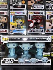 Funko Pop! Anakin Yoda & Obi-Wan pacote com 3 Amazon exclusivo assinado por Ewan McGregor comprar usado  Enviando para Brazil