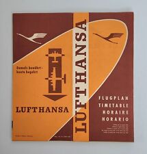 Lufthansa flugplan timetable gebraucht kaufen  St.Johann, Gau-Weinheim, Wallertheim