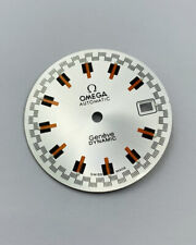 Raro atraente Omega relógio masculino dinâmico mostrador prata corrida. novo. comprar usado  Enviando para Brazil