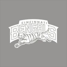 Cincinnati Bengals #8 logotipo del equipo de la NFL 1 color calcomanía de vinilo pegatina ventana pared coche segunda mano  Embacar hacia Mexico