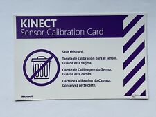 Official Kinect Sensor Calibration Card Microsoft XBox 360 *CARD ONLY* *NO GAME*, used for sale  Shipping to South Africa