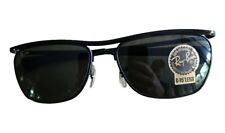 De colección B&L Ray-Ban Negro Olímpico W1038 00AS con Lentes Verdes segunda mano  Embacar hacia Argentina