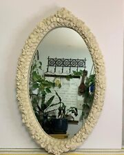 Borda de concha de espelho oval, usado comprar usado  Enviando para Brazil