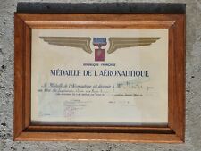 Médaille honneur aéronautiqu d'occasion  Menton