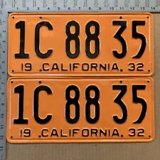 1932 california license for sale  Milton Mills