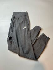 Pantalones de Sudadera Nike para Mujer M Gris Bordado Correr Pollina Deporte Correr Cordón, usado segunda mano  Embacar hacia Argentina