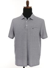 Camisa polo masculina Vineyard Vines Edgartown listras cinza média algodão elastano comprar usado  Enviando para Brazil