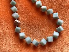 Halskette würfelkette hellbla gebraucht kaufen  Schwäbisch Gmünd
