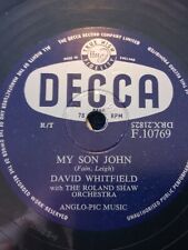 David whitfield son for sale  WOKING