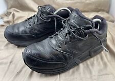 Sapatos de apoio Brooks Addiction Walker plataforma tamanho 9 EE couro preto conforto, usado comprar usado  Enviando para Brazil